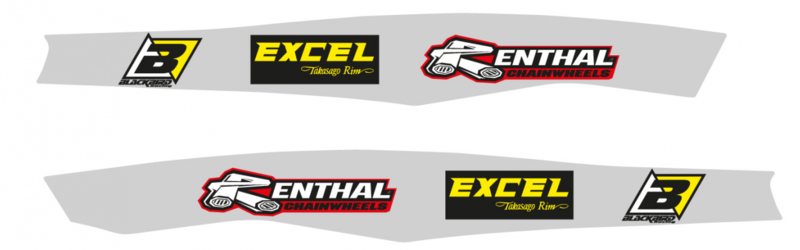 Adhesivos de basculante BLACKBIRD - KTM SX/SX-F