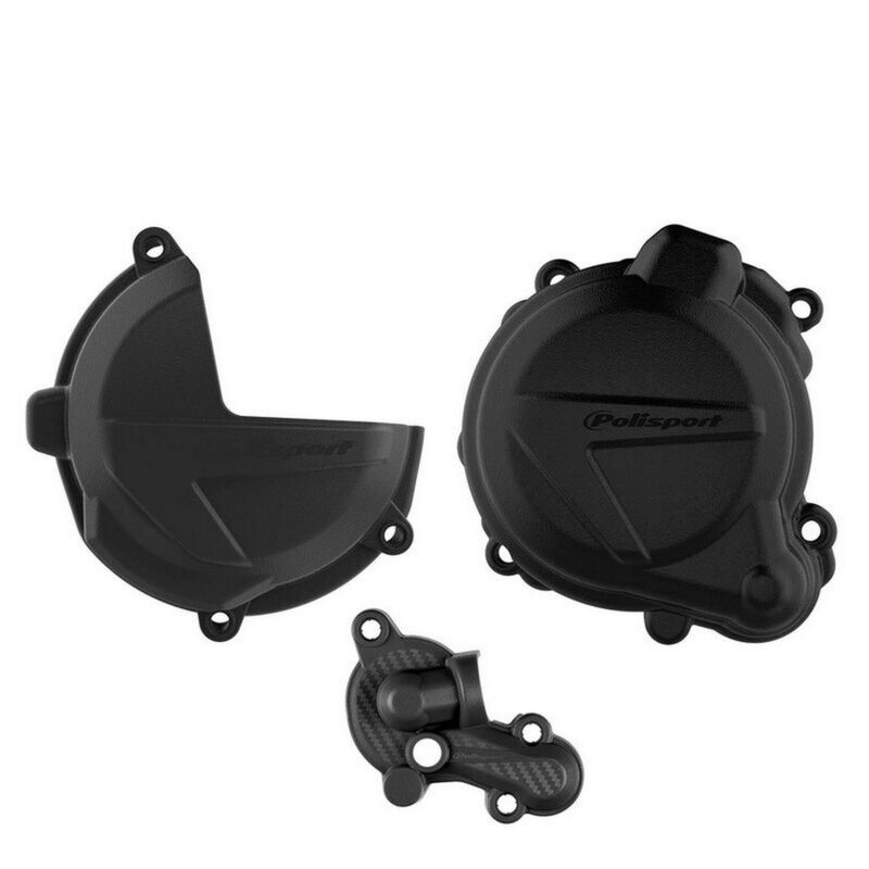 Protector tapa de embrague, encendido y bomba de agua POLISPORT - Beta RR 250 / 300 2T (18-22)