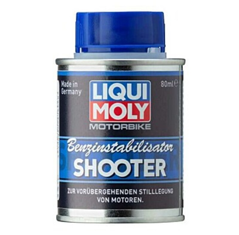 Aditivo de combustible estabilizante LIQUI MOLY Shooter (para largos períodos de estacionamiento) - Bote 80ml