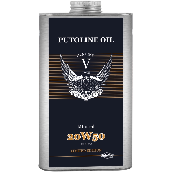 [74220] LATA PUTOLINE GENUINE V-TWIN MINERAL 20W-50 1 L