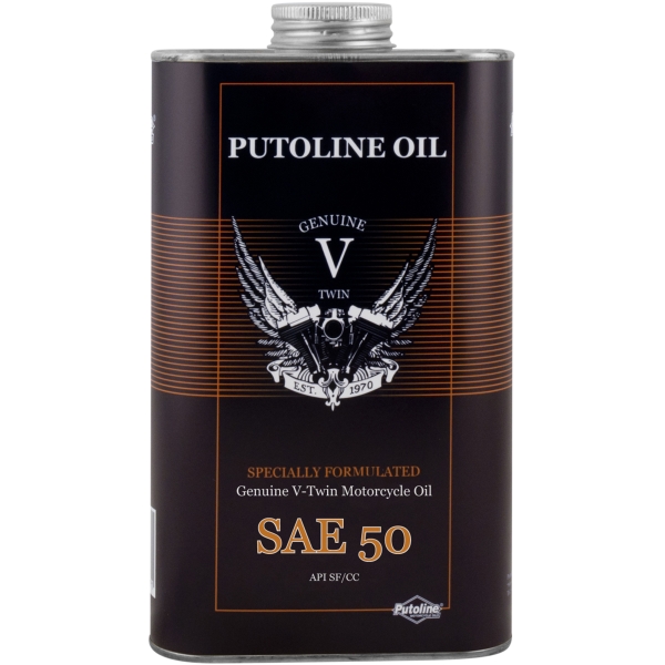 [74112] LATA PUTOLINE GENUINE V-TWIN SAE 50 1 L