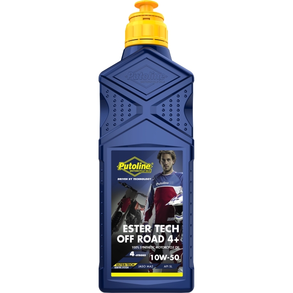 [70636] BOTELLA PUTOLINE ESTER TECH OFF ROAD 4+ 10W-50 1 L