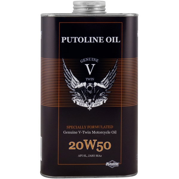 [74110] LATA PUTOLINE GENUINE V-TWIN 20W-50 1 L