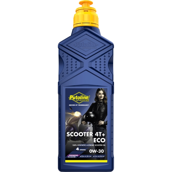 [74216] BOTELLA PUTOLINE SCOOTER 4T+ ECO 0W-30 1 L