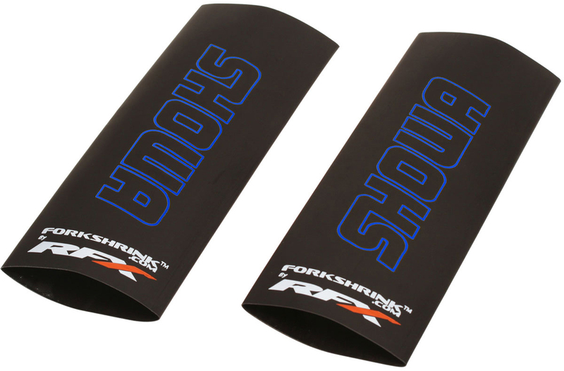 Protector de horquilla superior RFX Race Series Forkshrink con logo Showa - Azul