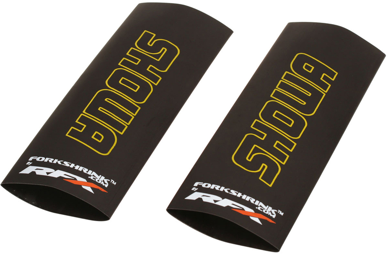 Protector de horquilla superior RFX Race Series Forkshrink con logo Showa - Amarillo