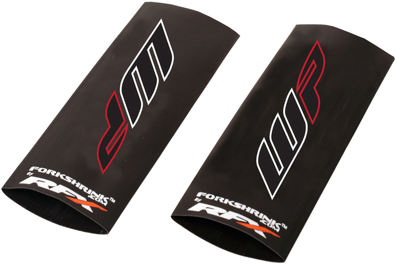 Protector de horquilla superior RFX Race Series Forkshrink con logo WP - Blanco / Rojo
