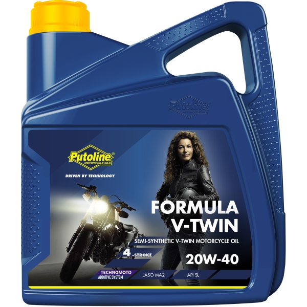 [74095] GARRAFA PUTOLINE FORMULA V-TWIN 20W-40 4 L
