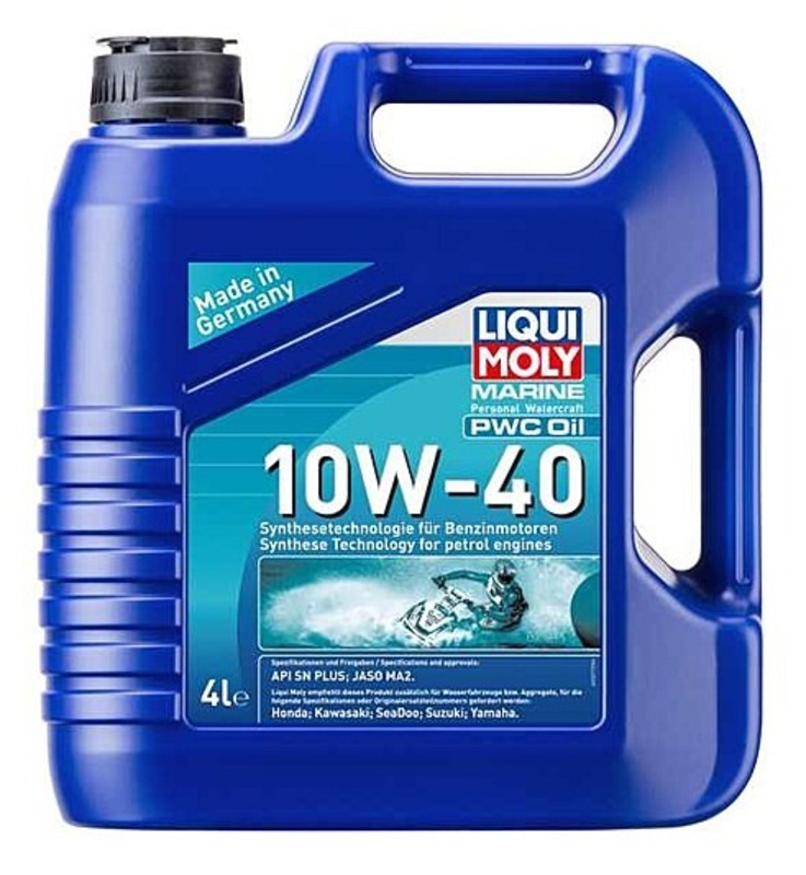 Aceite de motor LIQUI MOLY HC Sintético 4T 10W-40 Marine PWC - Garrafa 4L
