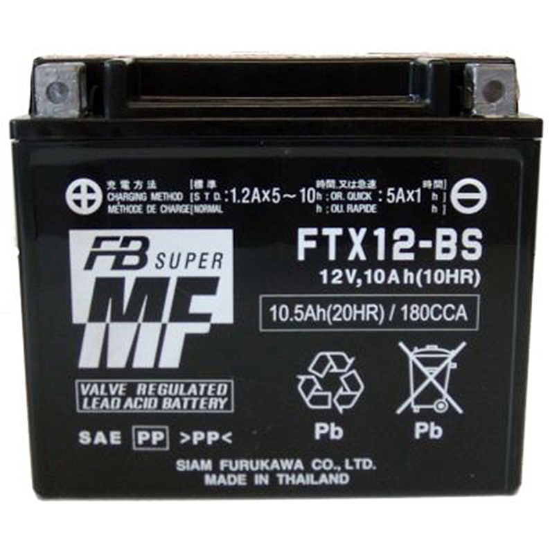 Batería Furukawa FTX12-BS / YTX12-BS 12V 10.5Ah AGM