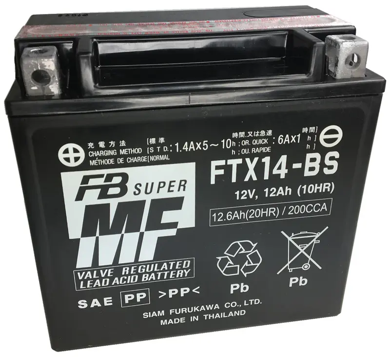 [0614971S] Batería Furukawa FTX14-BS Sin Mantenimiento