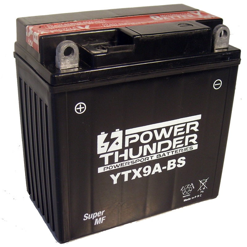 Batería Power Thunder CTX9A-BS Sin Mantenimiento