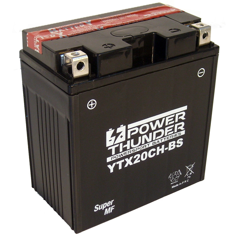 Batería Power Thunder CTX20CH-BS Alto Rendimiento