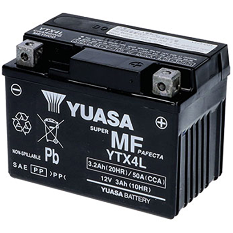 [0604521Y] Batería Yuasa YTX4L-WC AGM precargada 12V 3Ah 50A CCA