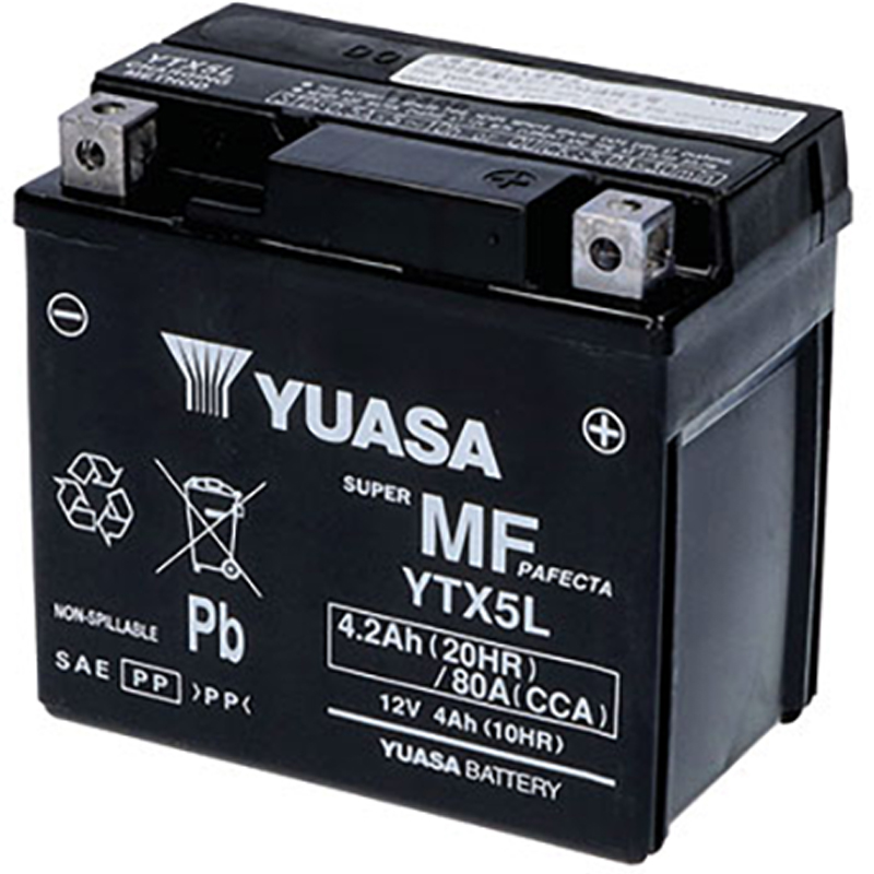 [0605421Y] Batería Yuasa YTX5L-WC AGM precargada 12V 4Ah 80A CCA
