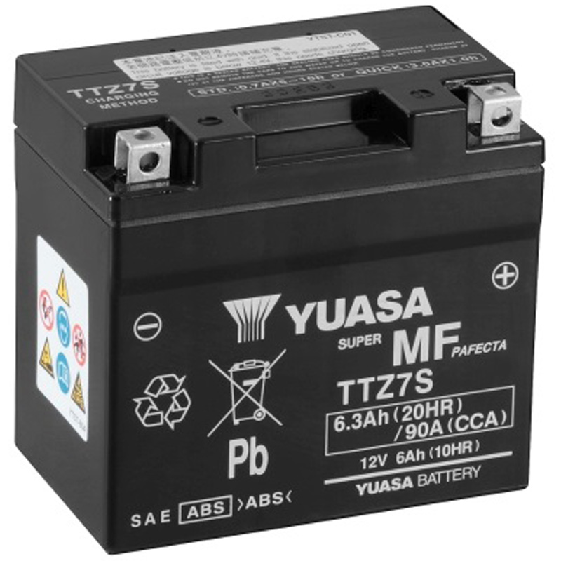 [0607821Y] Batería Yuasa TTZ7S Sin Mantenimiento