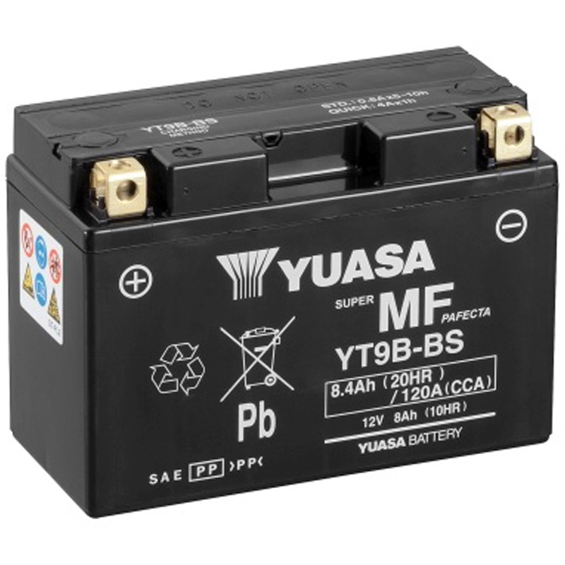 [0609091Y] Batería Yuasa YT9B-BS Sin Mantenimiento