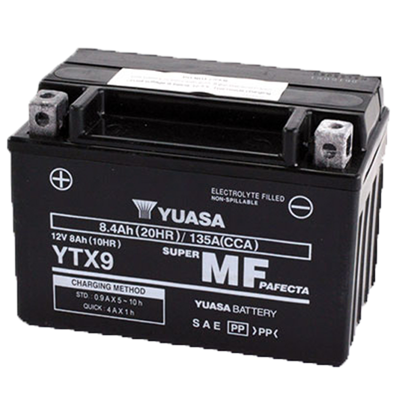 [0609991Y] Batería Yuasa YTX9-WC Precargada 12V 8Ah 135A