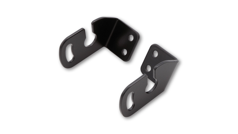 Adaptador para intermitentes HIGHSIDER pro original - para portamatrículas - Aprilia/BMW/Triumph/Yamaha - negro - Pareja