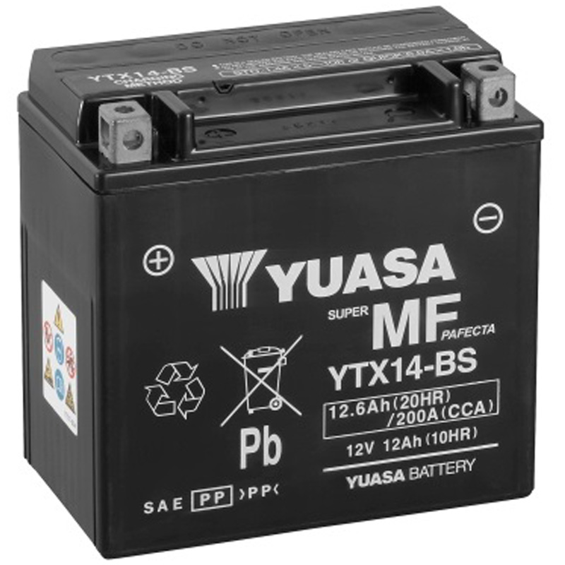 [0614971Y] Batería Yuasa YTX14-BS Sin Mantenimiento
