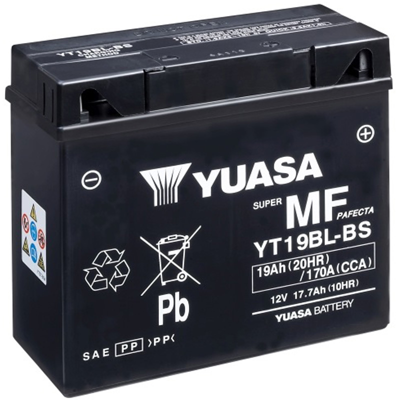 [0619391Y] Batería Yuasa YT19BL-BS Sin Mantenimiento