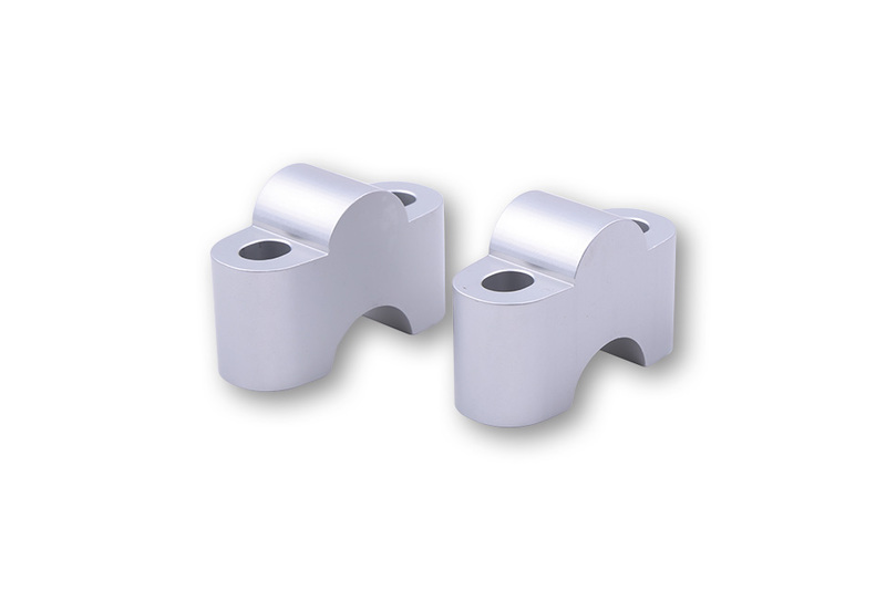Alzas de manillar HIGHSIDER pro 25mm - plata