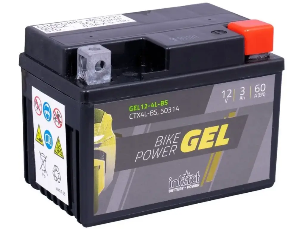 Bateria Intact gel YTX4L-BS 12V 3Ah
