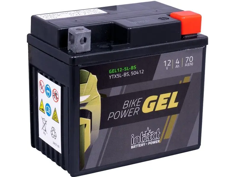 Bateria Intact gel YTX5L-BS 12V 4Ah