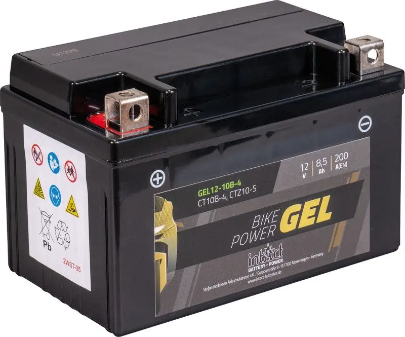 Bateria Intact gel YTZ10-S 12V 8,5Ah