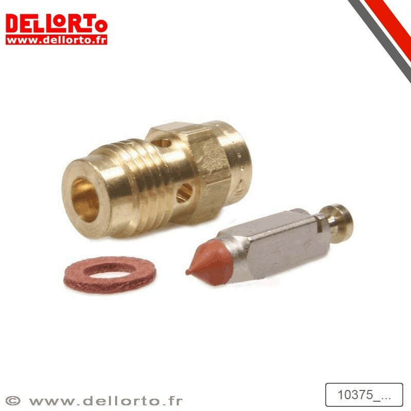 Aguja flotador y asiento carburador DELLORTO Ø3,6mm