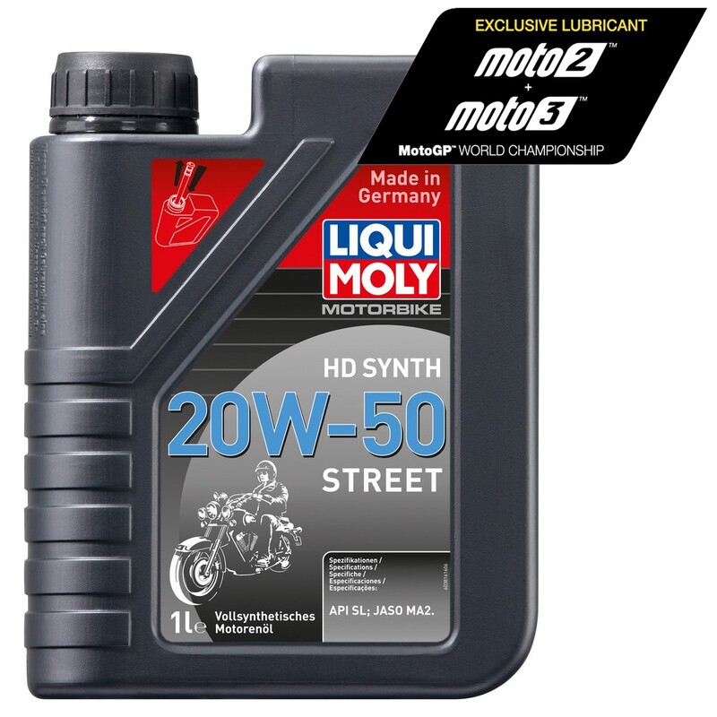 Aceite de motor LIQUI MOLY 100% Sintético 4T 20W-50 HD V-Twin - Botella 1L