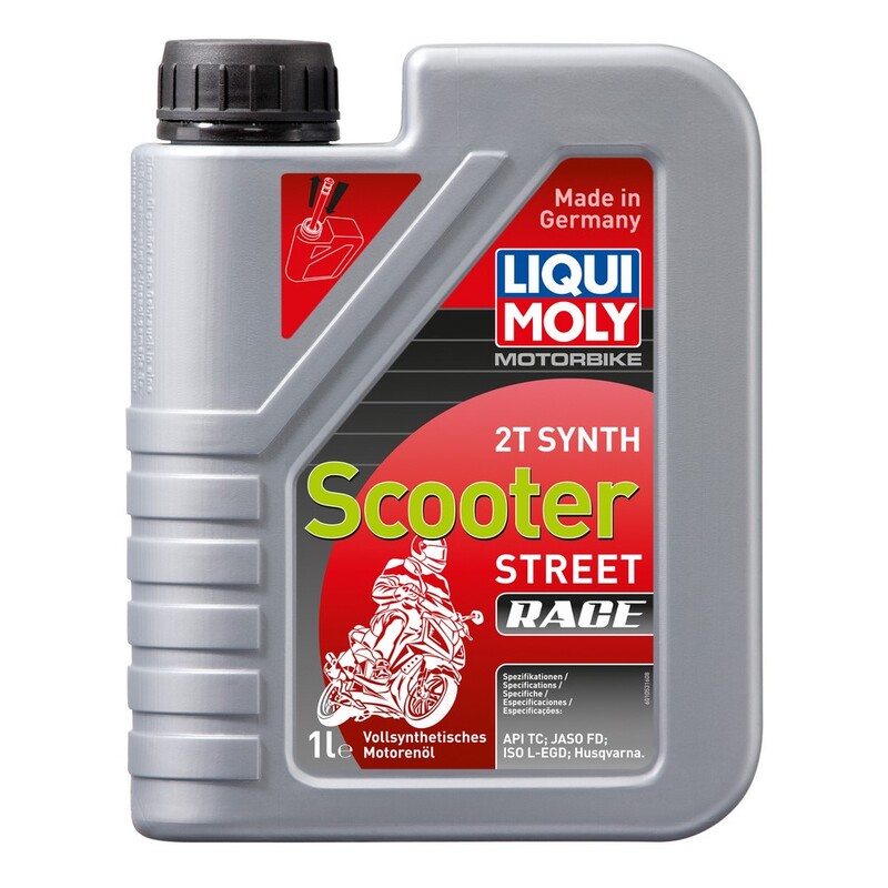 Aceite de motor LIQUI MOLY 100% Sintético 2T Scooter Race - Botella 1L