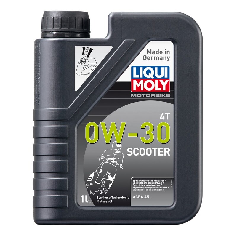 Aceite de motor LIQUI MOLY HC Sintético 4T 0W-30 Scooter - Botella 1L