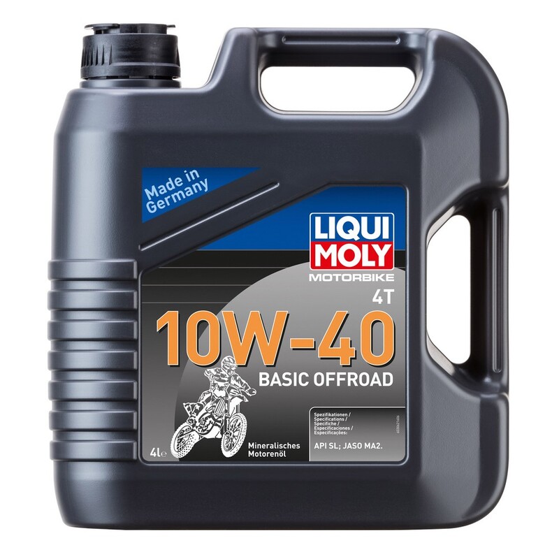 Aceite de motor LIQUI MOLY Mineral 4T 10W-40 Basic Off-Road - Garrafa 4L