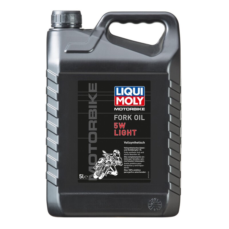 Aceite de horquilla / amortiguador LIQUI MOLY 100% Sintético 5W Light - Garrafa 5L