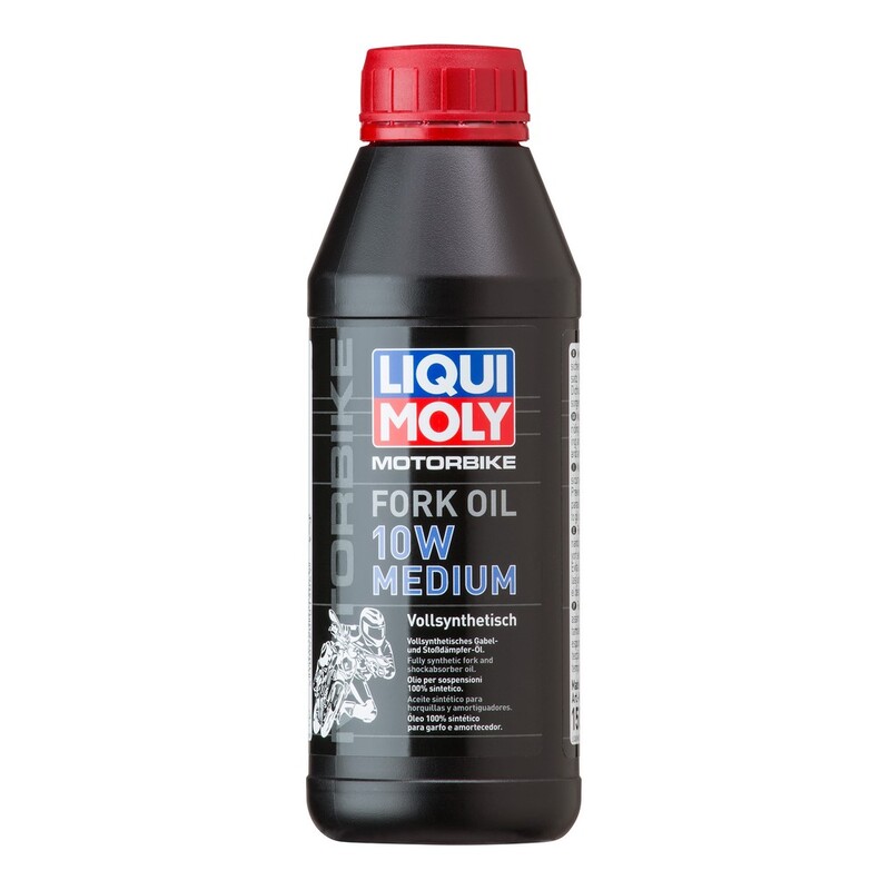 Aceite de horquilla / amortiguador LIQUI MOLY 100% Sintético 10W Medium - Bote 50ml