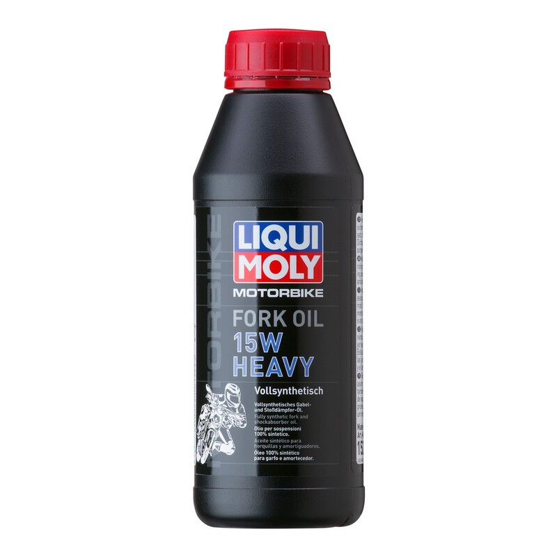 Aceite de horquilla / amortiguador LIQUI MOLY 100% Sintético 15W Heavy - Bote 500ml