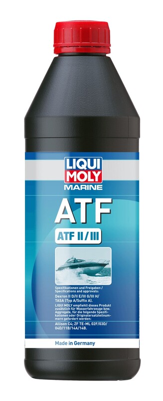 Aceite de transmisión automática LIQUI MOLY 100% Sintético Marine ATF - Botella 1L