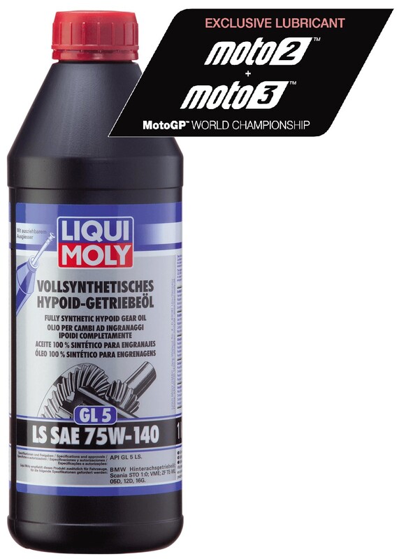 Aceite de transmisión de cardán LIQUI MOLY 100% Sintético GL5 75W-140 - Botella 1L