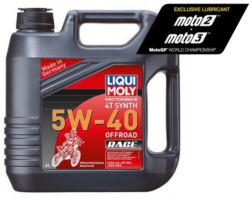 Aceite de motor LIQUI MOLY 100% Sintético 4T 5W-40 Off-Road Race - Garrafa 4L
