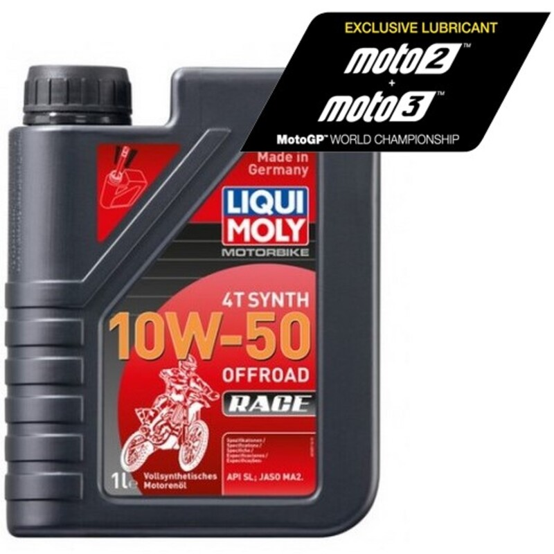 Aceite de motor LIQUI MOLY 100% Sintético 4T 10W-50 Off-Road Race - Botella 1L