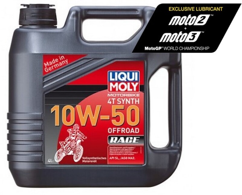 Aceite de motor LIQUI MOLY 100% Sintético 4T 10W-50 Off-Road Race - Garrafa 4L
