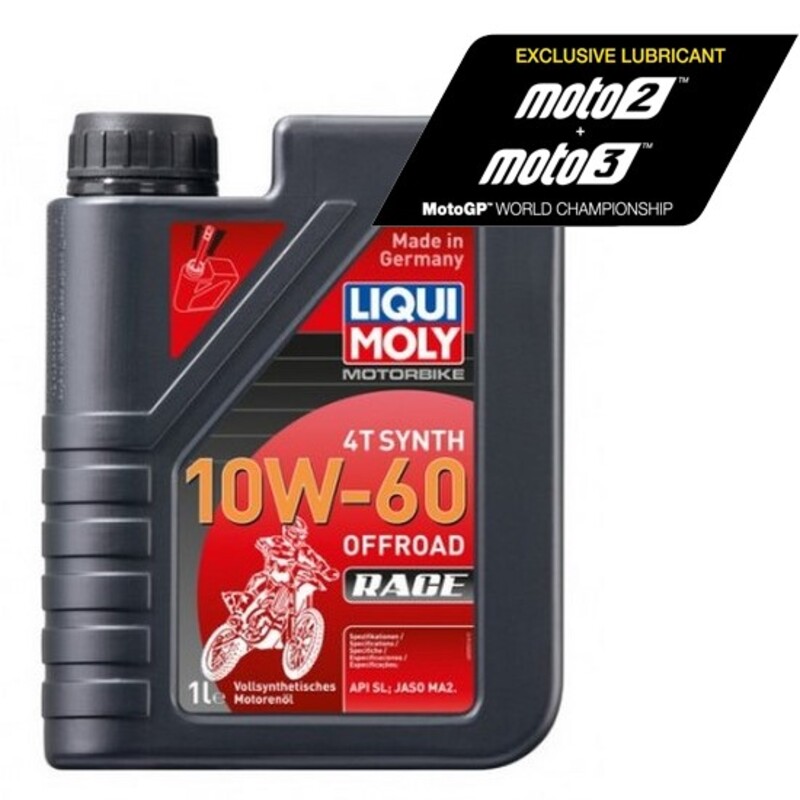 Aceite de motor LIQUI MOLY 100% Sintético 4T 10W-60 Off-Road Race - Botella 1L