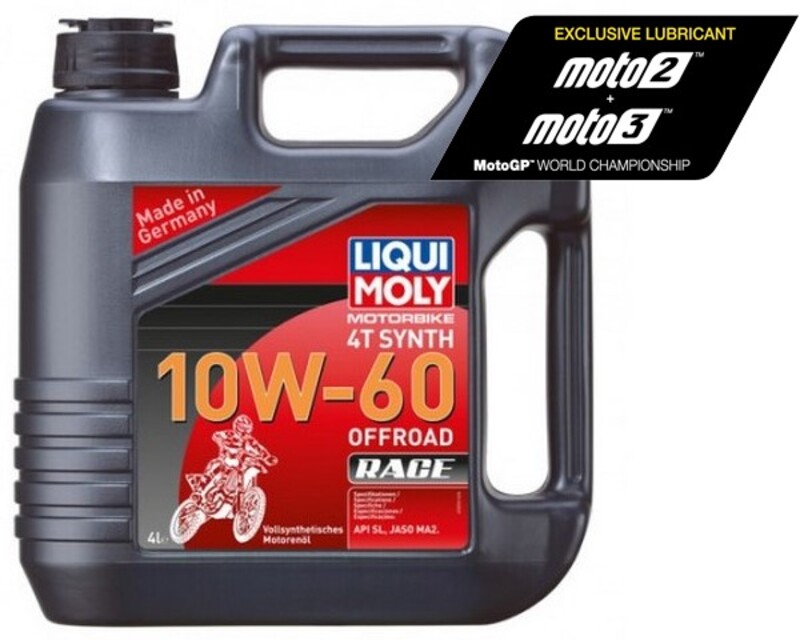 Aceite de motor LIQUI MOLY 100% Sintético 4T 10W-60 Off-Road Race - Garrafa 4L
