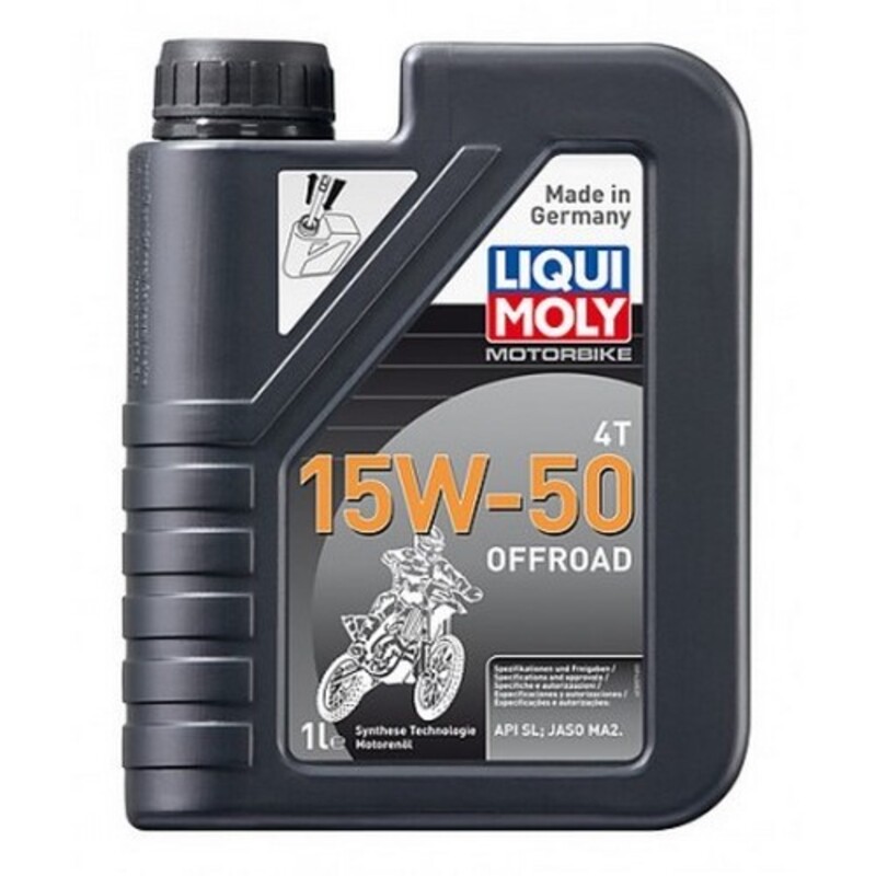 Aceite de motor LIQUI MOLY HC Sintético 4T 15W-50 Off-Road - Botella 1L