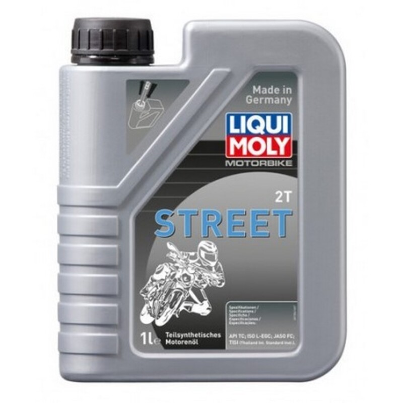 Aceite de motor LIQUI MOLY Semisintético 2T Street - Botella 1L