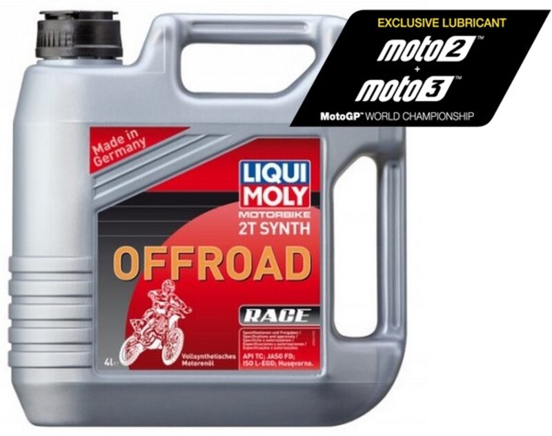Aceite de motor LIQUI MOLY 100% Sintético 2T Off-Road Race - Garrafa 4L