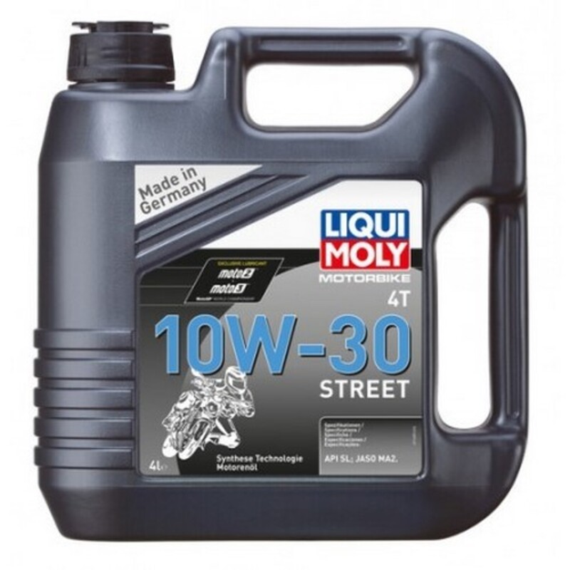Aceite de motor LIQUI MOLY HC Sintético 4T 10W-30 Street - Garrafa 4L