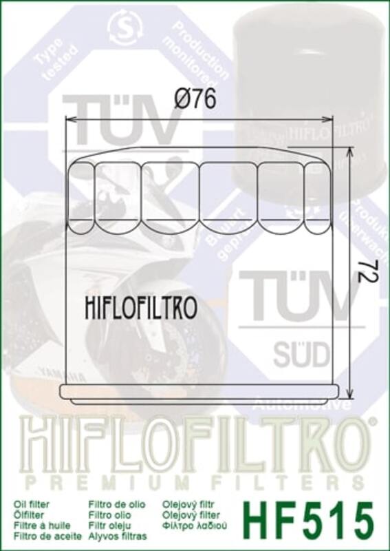 [HF515] Filtro de Aceite HIFLOFILTRO - HF515