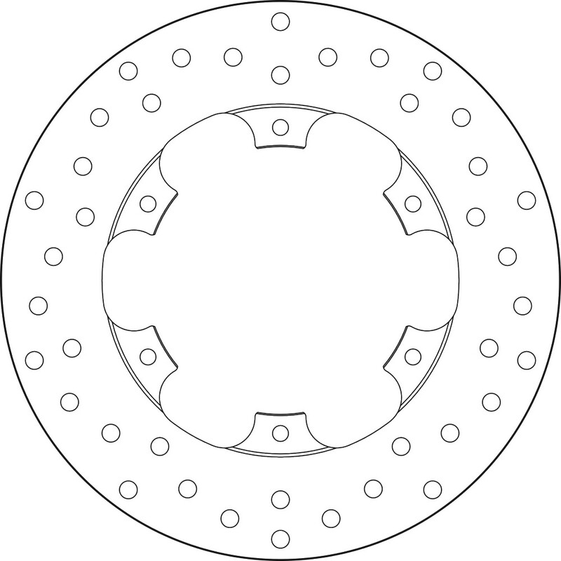[68B407L5] Disco de freno BREMBO Serie Oro redondo fijo 68B407L5